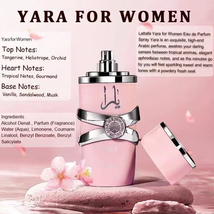 Yara Lattafa Eau de Parfum voor dames 100 ml – Zoete bloemengeur